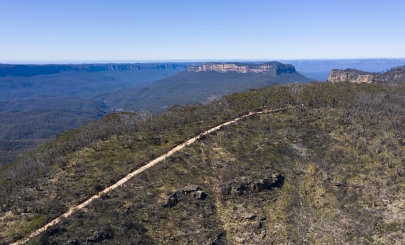 Narrow Neck Plateau near Katoomba in The Blue Mountains in New South Wales in Australia