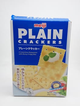 MANILA, PH - SEPT 7 - Meiji plain crackers on September 7, 2020 in Manila, Philippines.