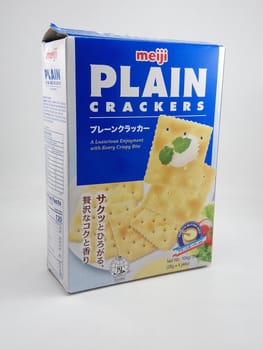 MANILA, PH - SEPT 7 - Meiji plain crackers on September 7, 2020 in Manila, Philippines.