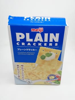 MANILA, PH - SEPT 7 - Meiji plain crackers on September 7, 2020 in Manila, Philippines.