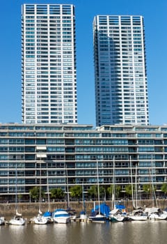 The modern district of Puerto Madero in Buenos Aires, Argentina