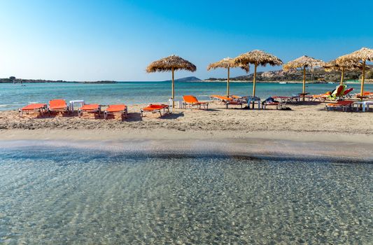 A lovely beach on Crete island, Greece