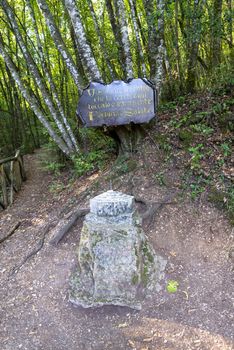 geographical center of italy located in narni province of terni