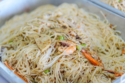 Close up to Yum of Rice Noodles