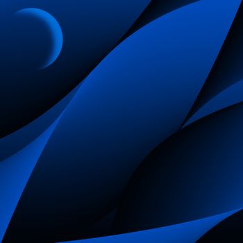 Abstract illustration blue color dark background, Abstract background for design