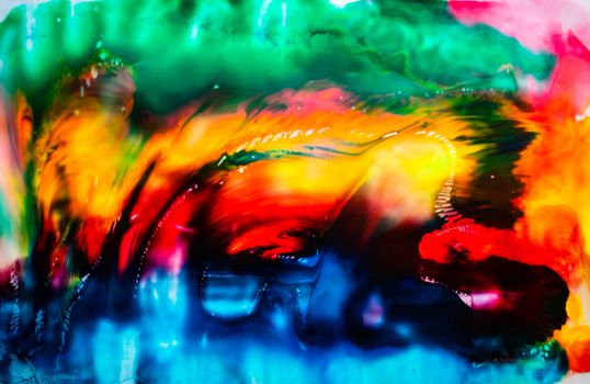 Colorful abstract painting background. Highly-textured oil paint. High quality details. Alcohol ink modern abstract painting, modern contemporary art.