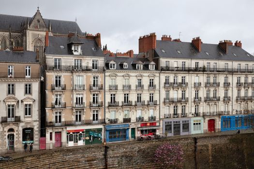 Nantes, France: 22 February 2020: Premion street