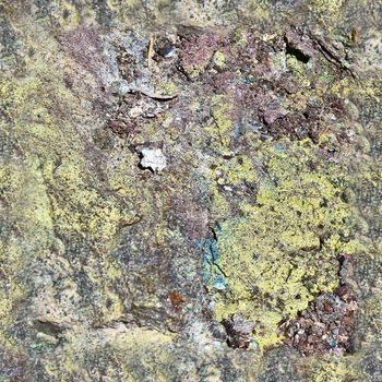 Photo realistic seamless texture pattern of colorful painted concrete walls