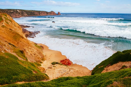 Views around the Pinnacles and Cape Woolami in Phillip Island Nature Park along Bass Coast, Victoria, Australia