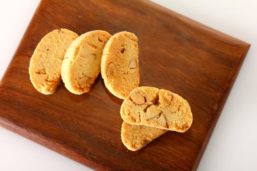 cookies on wooden block table