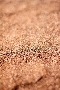 Background of a dry powder cocoa brown