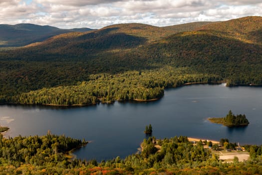 La Pimbina valley in Mont Tremblant National Park high quality photo 