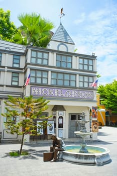 Nakhon Pathom, Thailand - December 29, 2019 : Visited to Thai Film Museum in Phutthamonthon, Nakhon Pathom, Thailand. The only Learning place in Thailand gathering Thai film from past to presents.