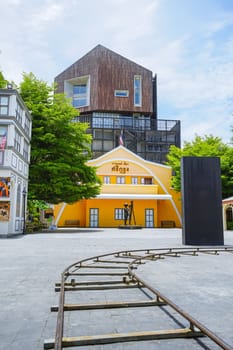 Nakhon Pathom, Thailand - December 29, 2019 : Visited to Thai Film Museum in Phutthamonthon, Nakhon Pathom, Thailand. The only Learning place in Thailand gathering Thai film from past to presents.