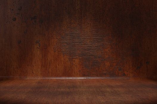 Wooden dark background of free space for decoration.