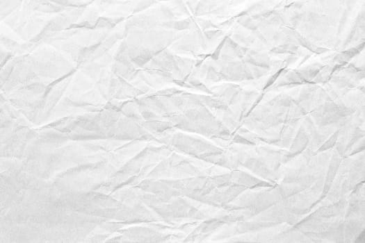 Crumpled white paper background texture