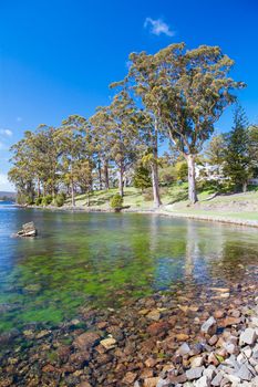 Landscape around Port Arthur in Tasmania, Australia