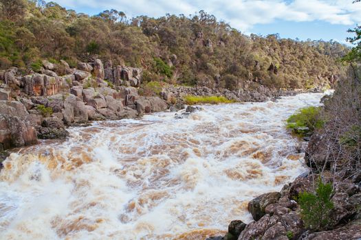 Launceston Cataract Gorge & First Basin in Tasmania, Australia