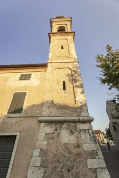 San Severo Church in Bardolino in Italy during sunrise time in the morning