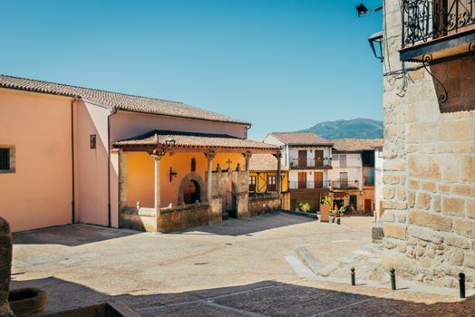 Village of miranda del castanar in province of Salamanca, Spain