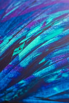 Mix of blue, turquoise and purple abstract background, painting and arts