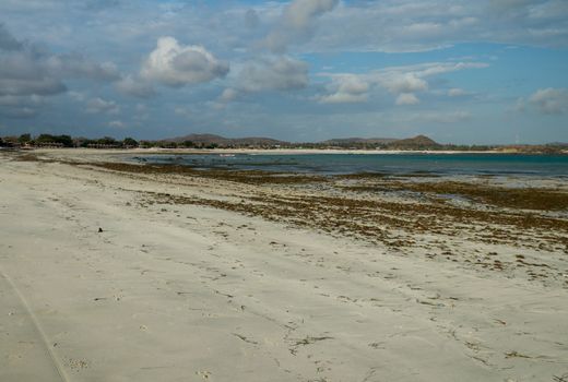 Long Tanjung Aan white sand beach, Lombok, Indonesia.