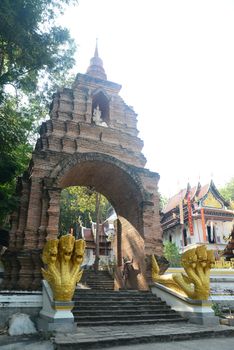 Phayao, Thailand – 21 December, 2019 : Wat Analyo Thipayaram, Phayao province, Thailand