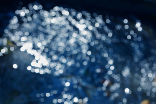 soft darkblue background - sparkling water drops