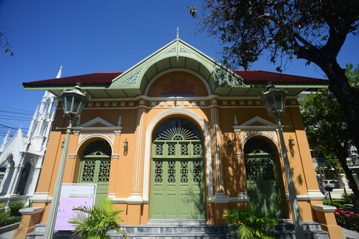 Vihara Noi Building at  Royal Cemetery in Wat Ratchabophit On the west end of the temple grounds, Bangkok, Thailand