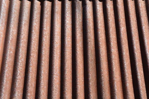 Texture of metal zinc plate, note  select focus with shallow depth of field