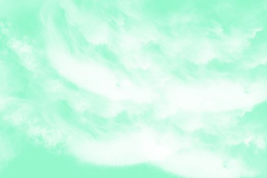 Abstract image of sea with foam waves in aqua menthe color tone for background, digital illustration