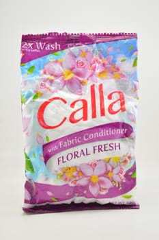 MANILA, PH - SEPT 10 - Calla floral fresh laundry soap powder on September 10, 2020 in Manila, Philippines.