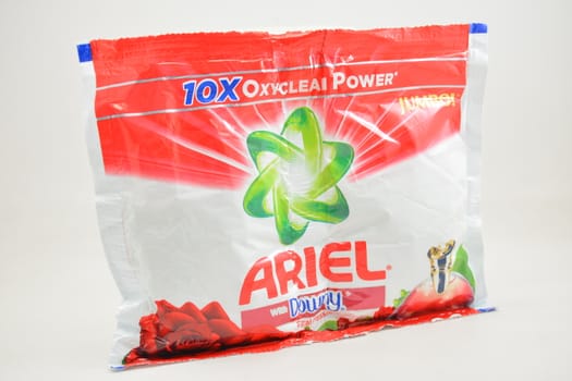 MANILA, PH - SEPT 10 - Ariel with downy laundry soap powder on September 10, 2020 in Manila, Philippines.