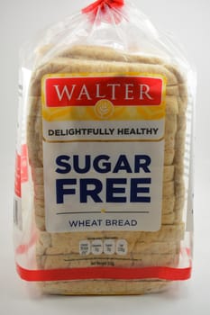 MANILA, PH - SEPT 10 - Walter wheat bread sugar free on September 10, 2020 in Manila, Philippines.