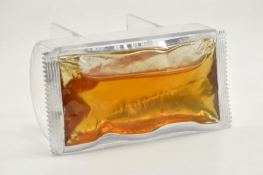 Chicken honey sweet sauce in sachet use to dip any food