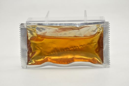 Chicken honey sweet sauce in sachet use to dip any food