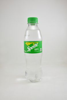 MANILA, PH - SEPT 10 - Sprite lemon lime drink bottle on September 10, 2020 in Manila, Philippines.