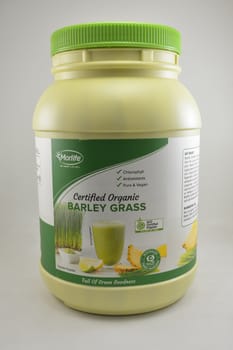 MANILA, PH - SEPT 10 - Morlife natural organic barley grass on September 10, 2020 in Manila, Philippines.