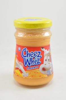 MANILA, PH - SEPT 10 - Cheez whiz pimiento cheese spread on September 10, 2020 in Manila, Philippines.