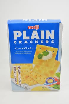 MANILA, PH - SEPT 10 - Meiji plain crackers on September 10, 2020 in Manila, Philippines.