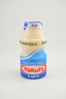 MANILA, PH - SEPT 10 - Yakult light cultured milk probiotics on September 10, 2020 in Manila, Philippines.