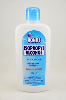MANILA, PH - SEPT 10 - Sm bonus isopropyl alcohol on September 10, 2020 in Manila, Philippines.