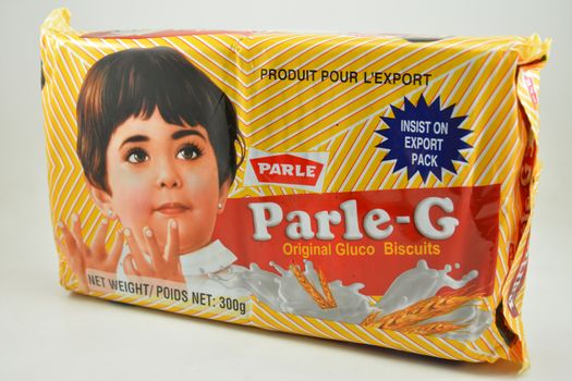 MANILA, PH - SEPT 10 - Parle G original gluco biscuits on September 10, 2020 in Manila, Philippines.