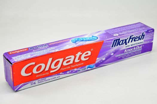 MANILA, PH - SEPT 10 - Colgate max fresh with whitening on September 10, 2020 in Manila, Philippines.