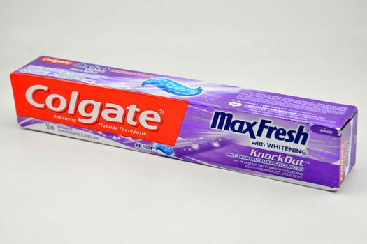 MANILA, PH - SEPT 10 - Colgate max fresh with whitening on September 10, 2020 in Manila, Philippines.