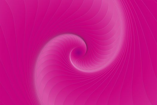 Fractal illustration for meditation and decoration wallpaper. Spiral background design for textile, wallpaper and interior decorations. Infinite geometry fractal background of spiral jigsaw puzzle.