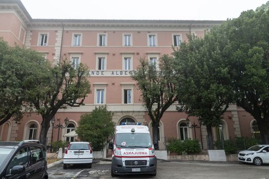 acquasparta,italy september 21 2020:retirement home for the elderly in the town of Acquasparta