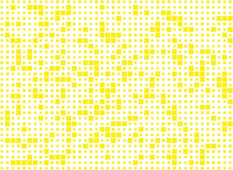 illustration of seamless pattern of square yellow background, different sizes shapes