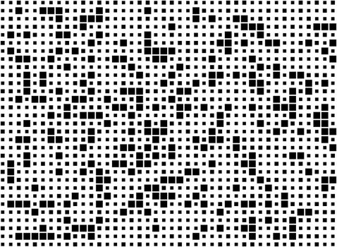 illustration of seamless pattern of square black background