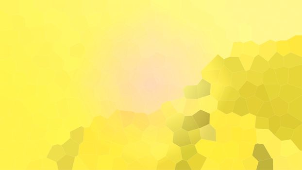 Yellow modern bright blurred abstract polygonal mosaic background. low poly Geometric texture background in origami style. 2d Illustration crystal technology